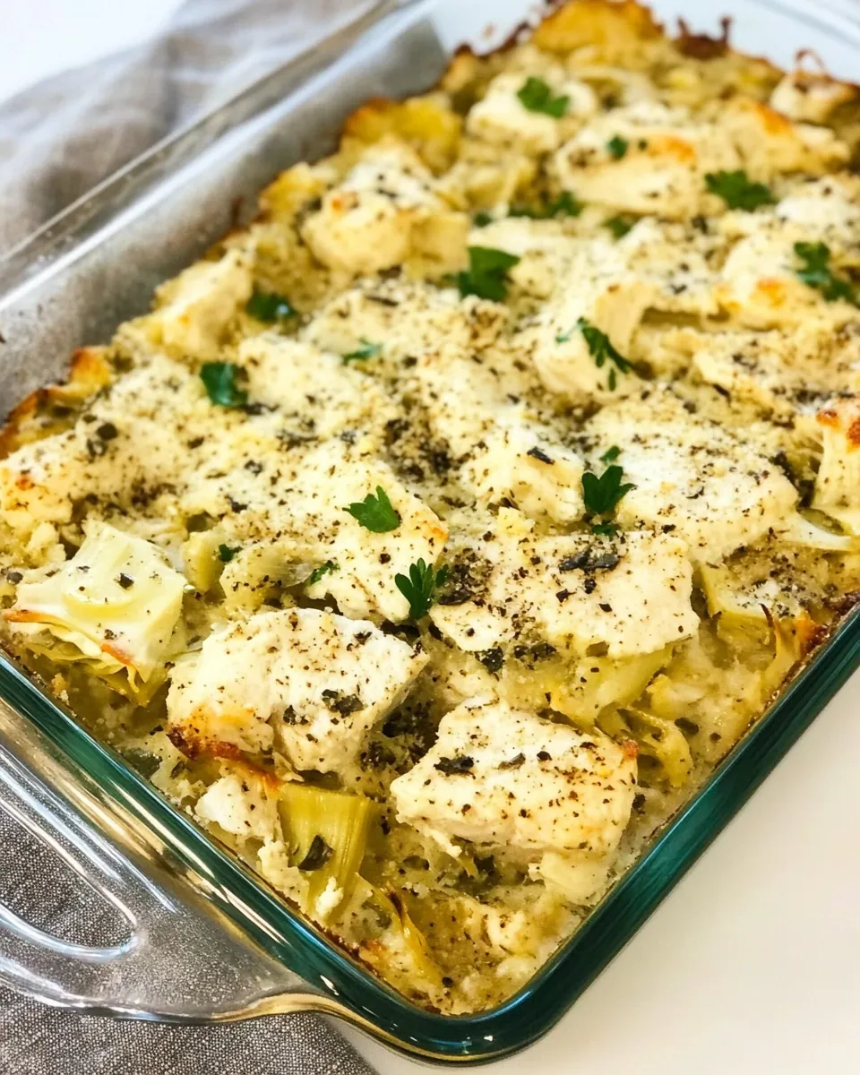 Artichoke Chicken Bake