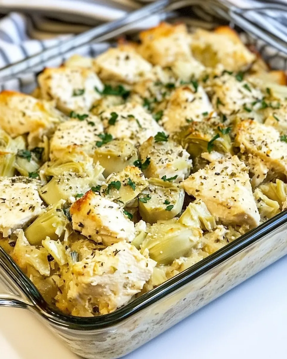 Artichoke Chicken Bake