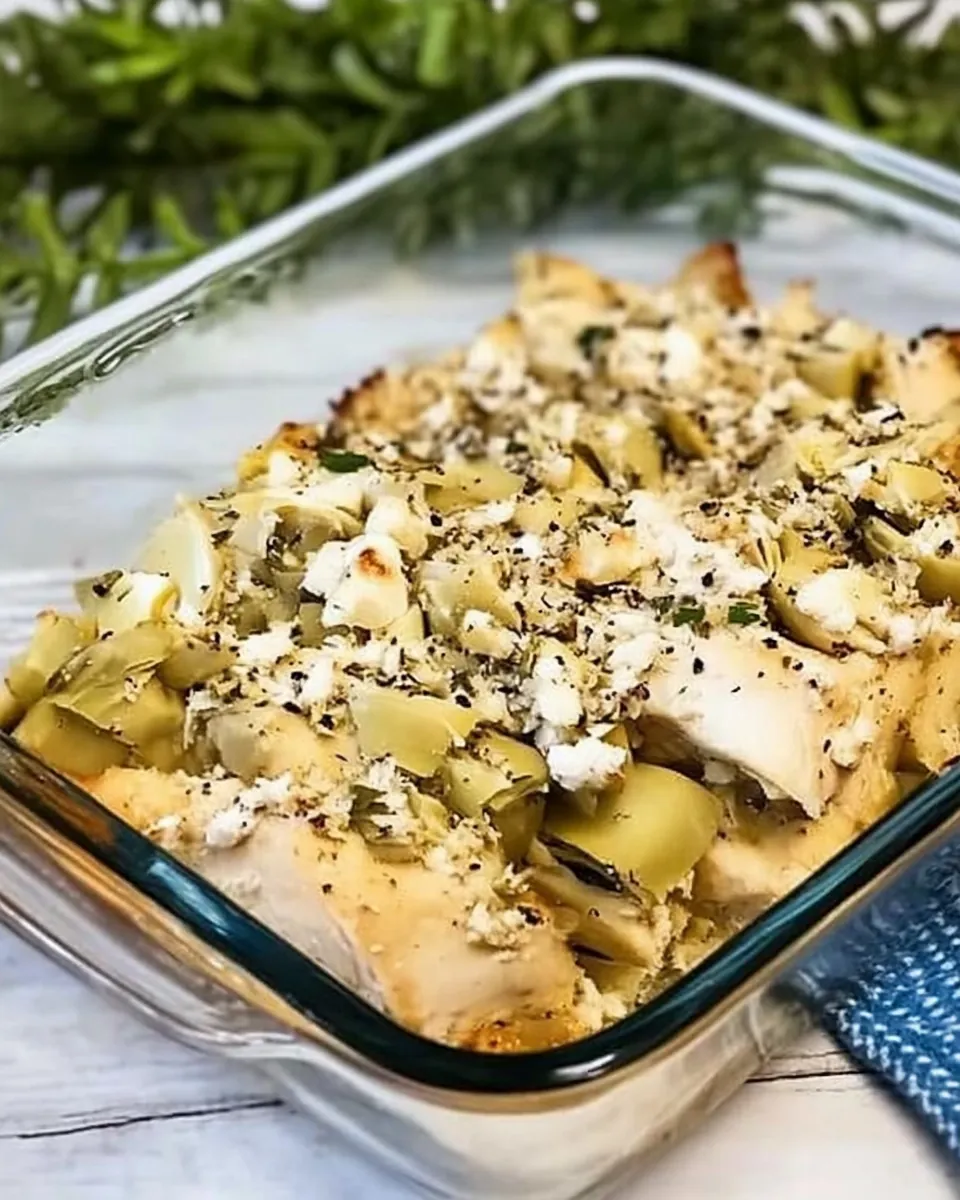Artichoke Chicken Bake