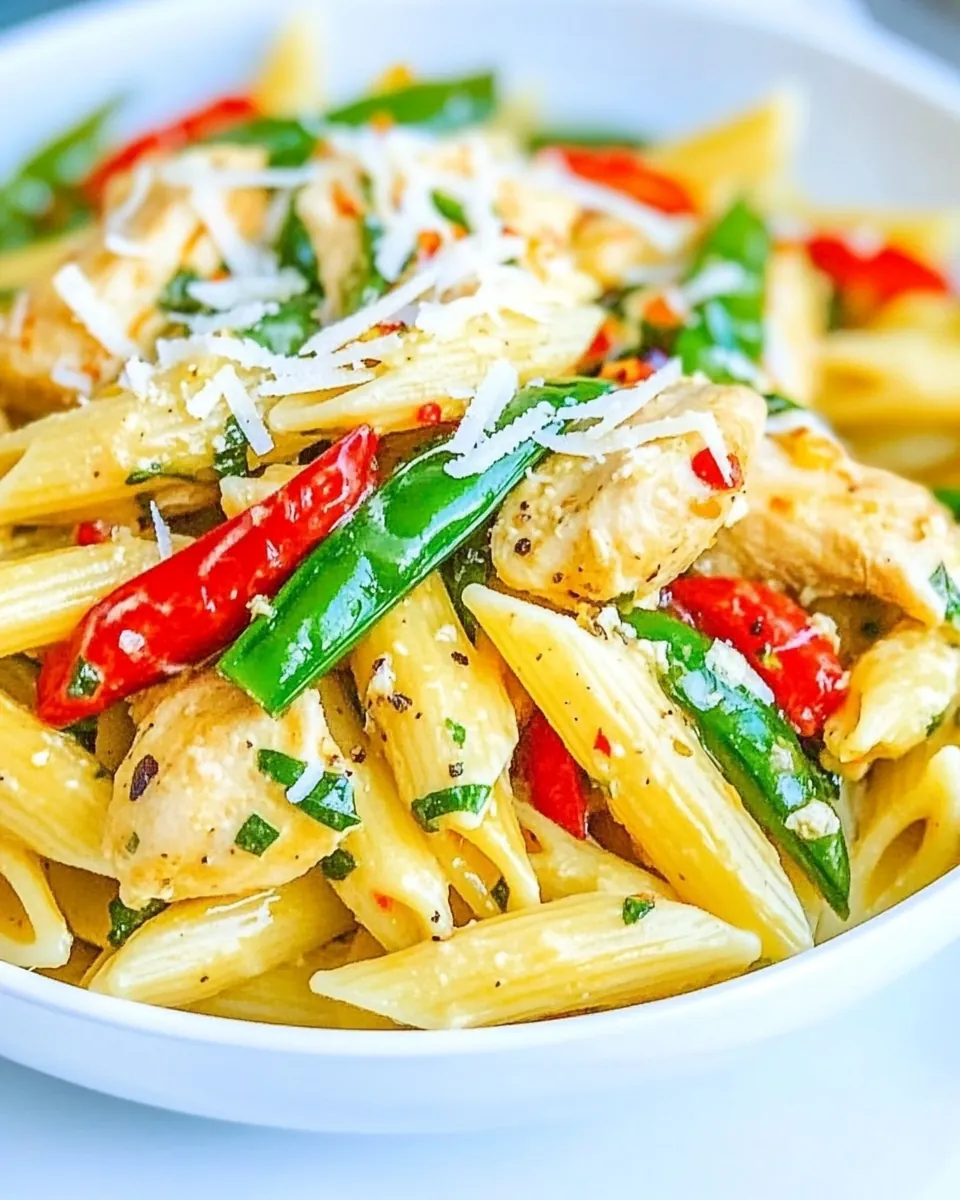 Asiago Chicken Pasta