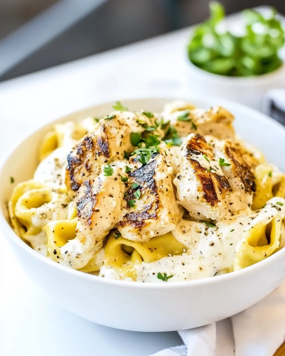 Asiago Tortellini Alfredo