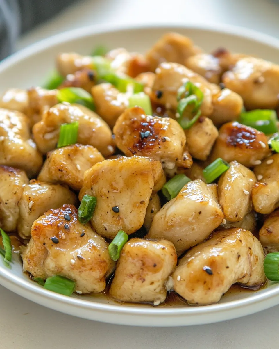 Asian Air Fryer Chicken Bites