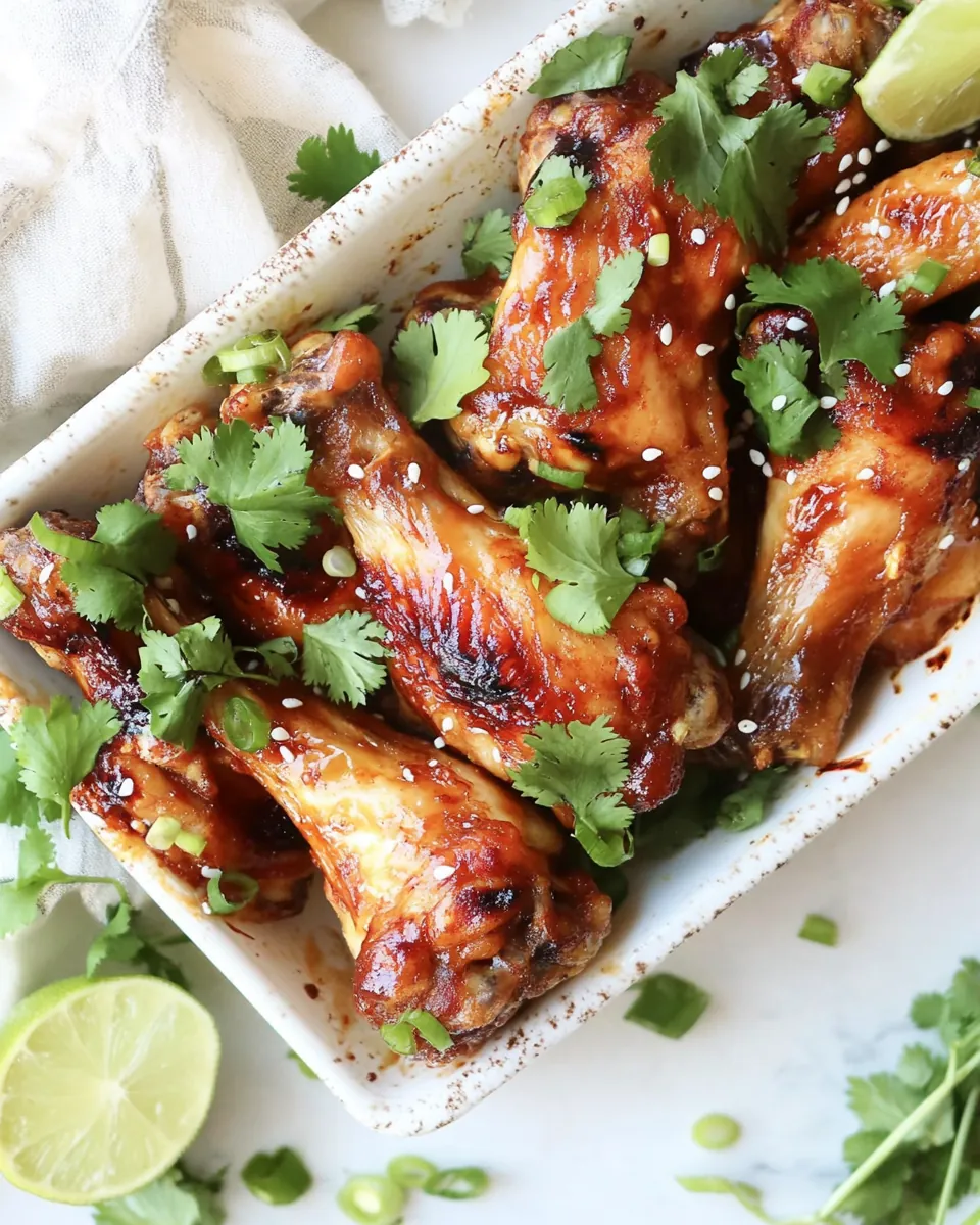 Asian Baked Chicken Wings