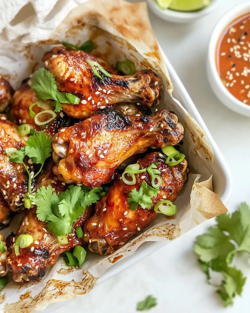 Asian Baked Chicken Wings