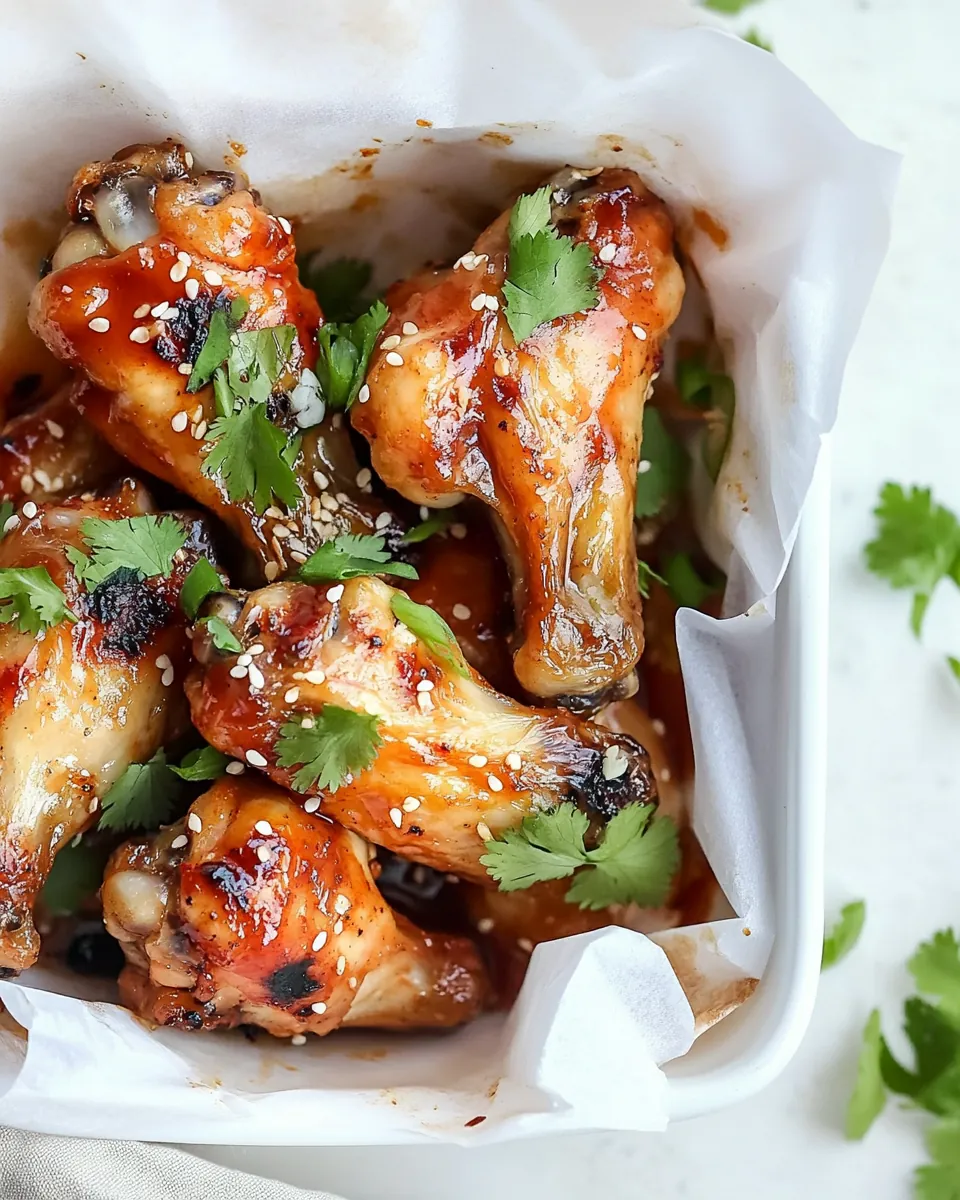 Asian Baked Chicken Wings