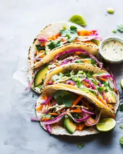 Asian Chicken Tacos