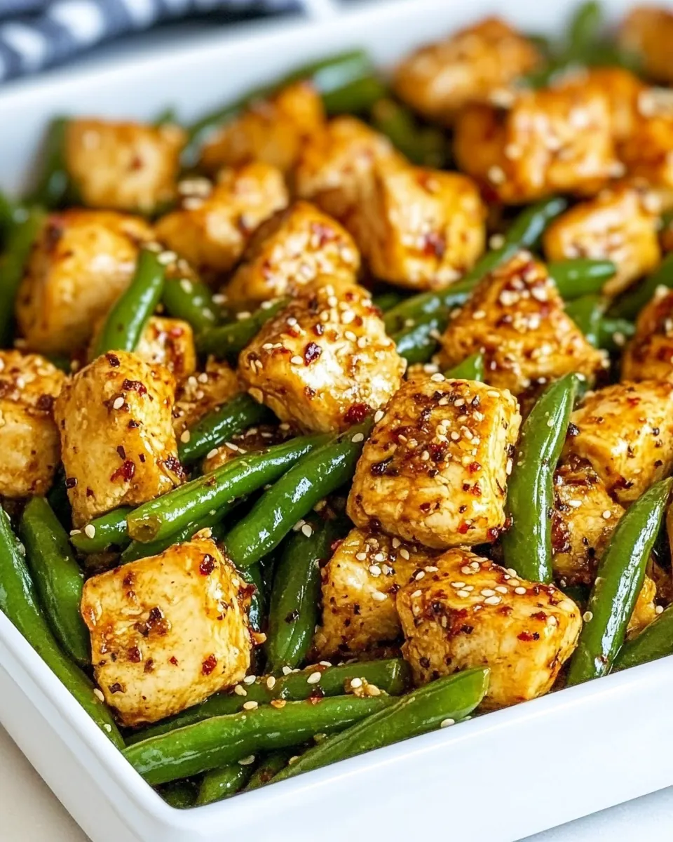 Asian Chicken and Green Beans
