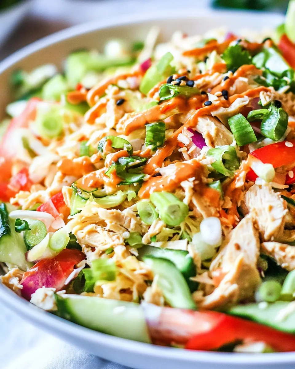 Asian Chopped Chicken Salad