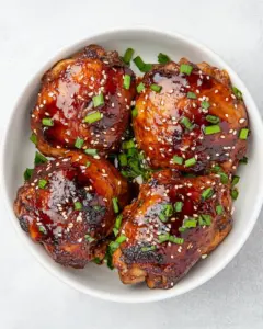 Asian Crockpot Chicken Thighs