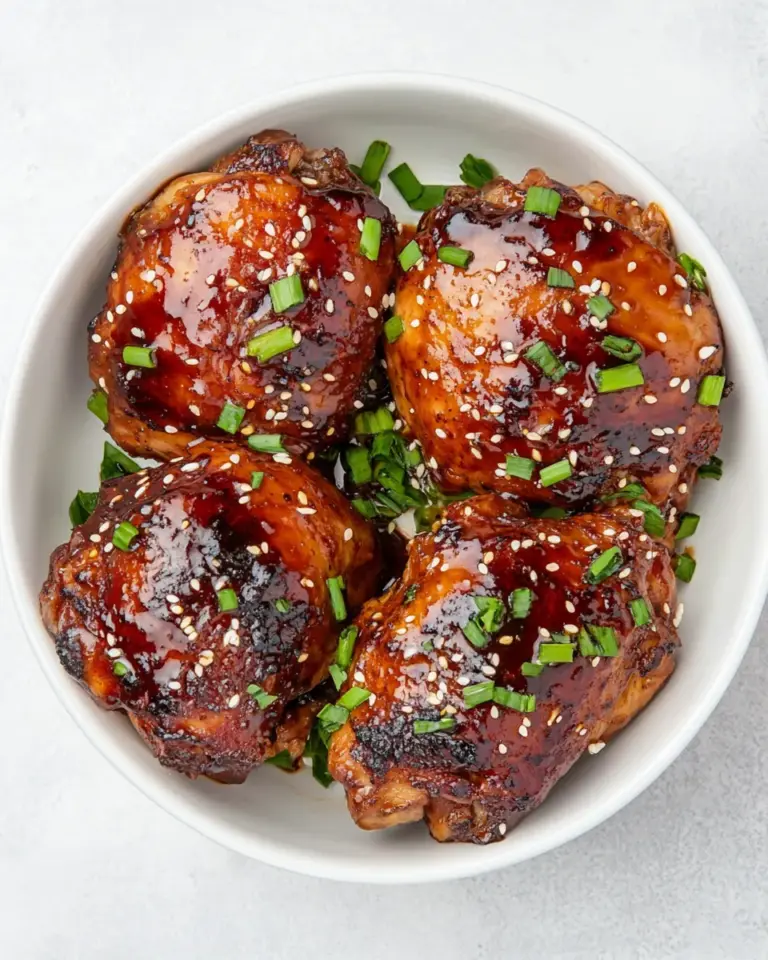 Asian Crockpot Chicken Thighs