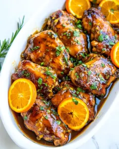 Asian Glazed Orange Chicken