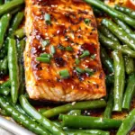 Asian Salmon and Green Beans Sheet Pan Meal