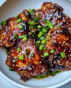 Honey Garlic Chicken Thighs