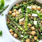 Asparagus Chickpea Quinoa Salad