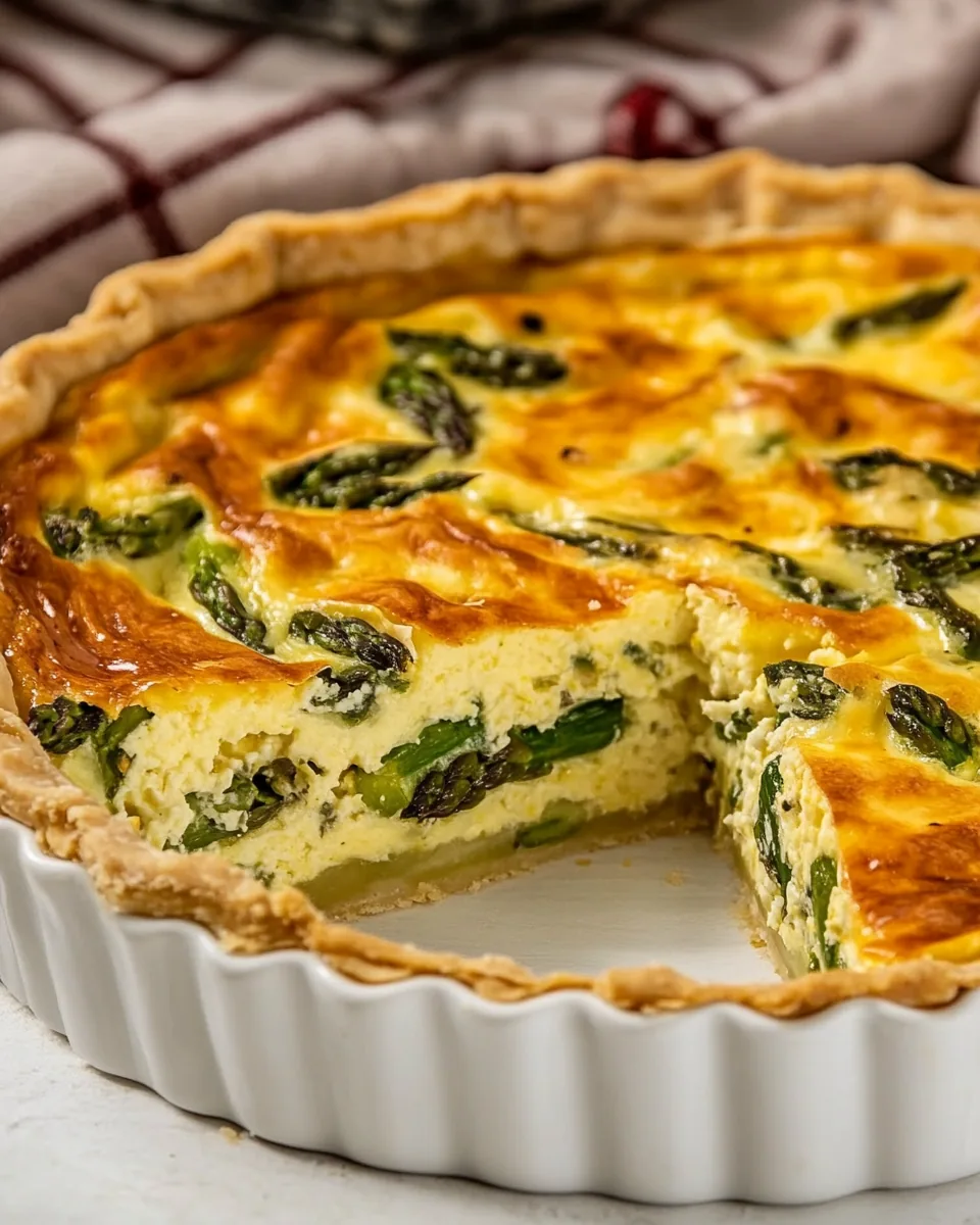 Asparagus Quiche
