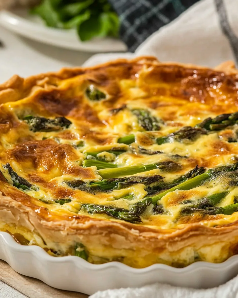 Asparagus Quiche