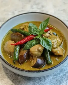 Authentic Thai Green Chicken Curry