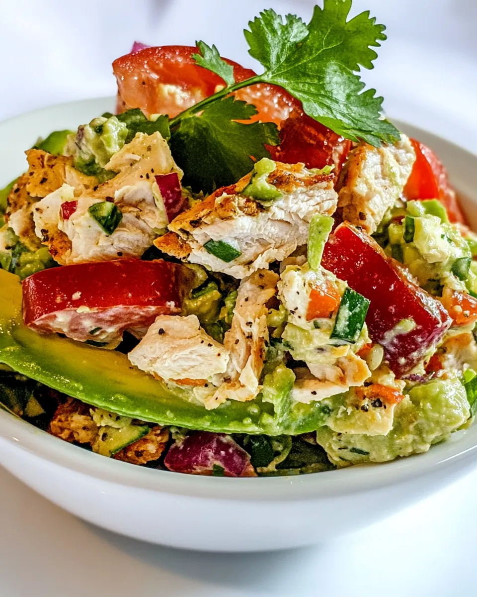Avocado Chicken Salad