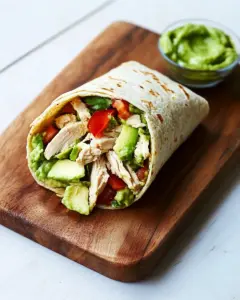 Avocado Chicken Wrap