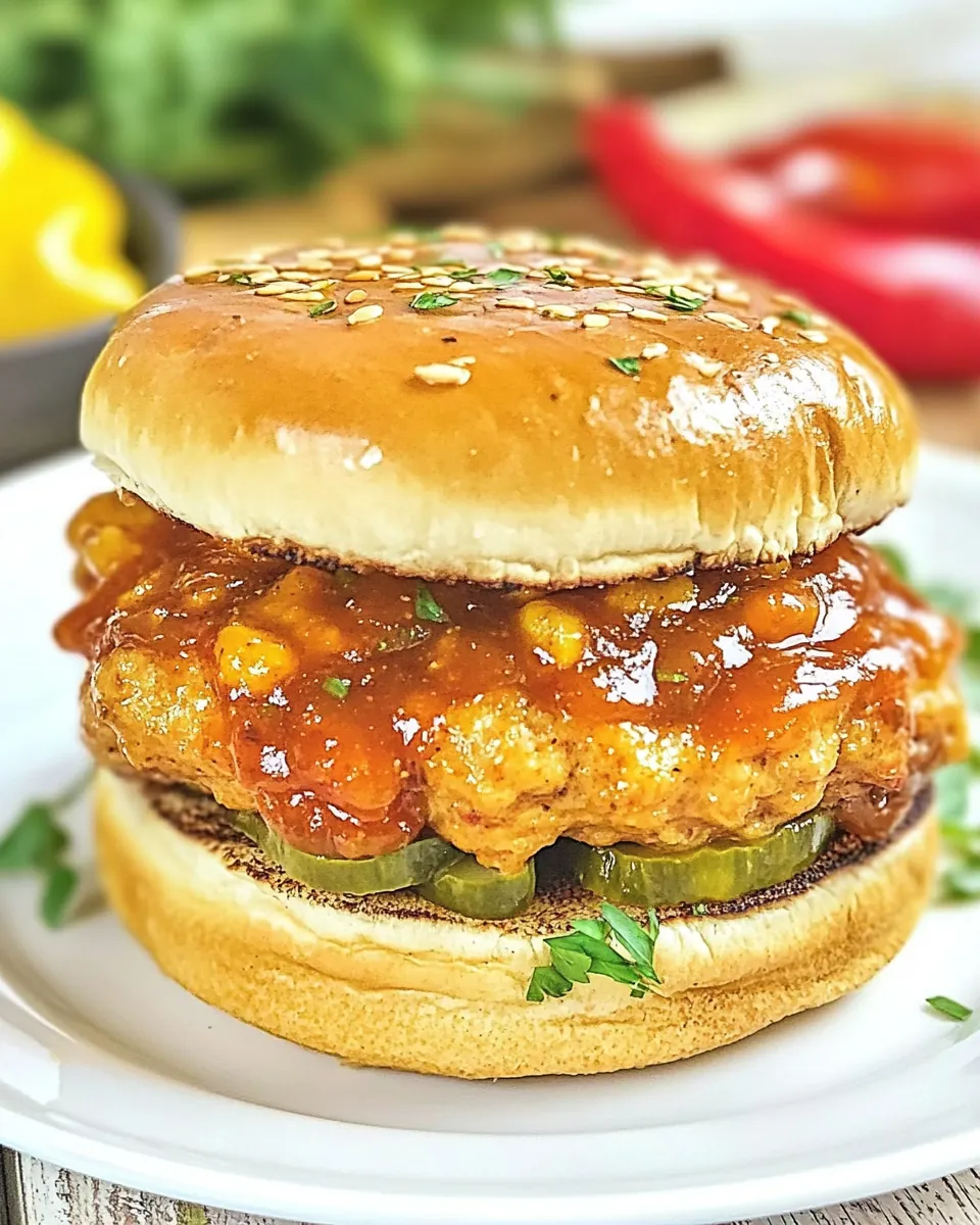 Awesome Sauce Chicken Burgers