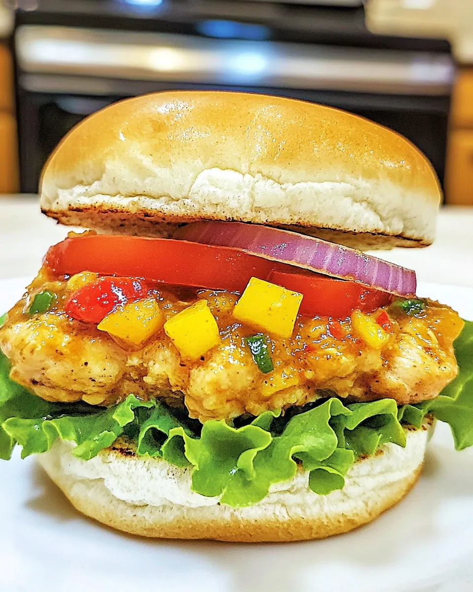 Awesome Sauce Chicken Burgers