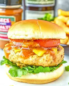 Awesome Sauce Chicken Burgers