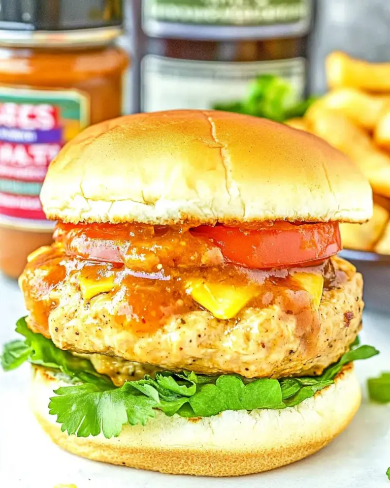 Awesome Sauce Chicken Burgers
