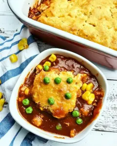BBQ Chicken Cornbread Bake