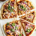 BBQ Chicken Pita Pizzas