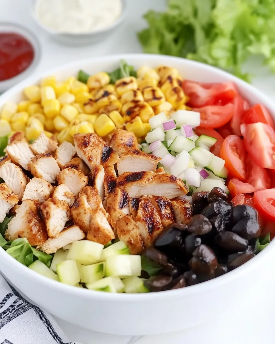 BBQ Chicken Salad