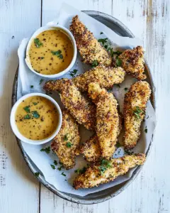 Baked Black Pepper Ranch Chicken Fingers