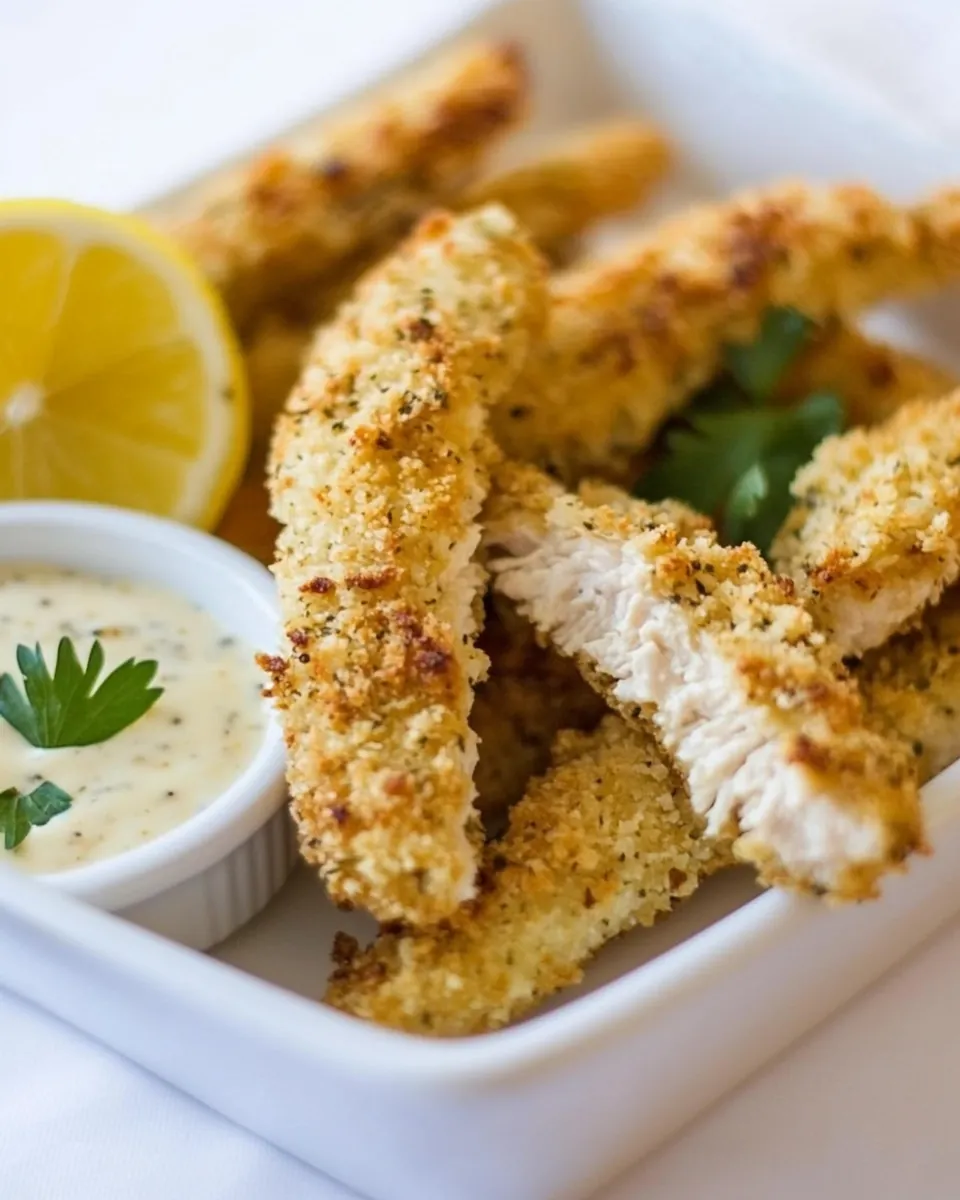 Baked Breaded Chicken Strips