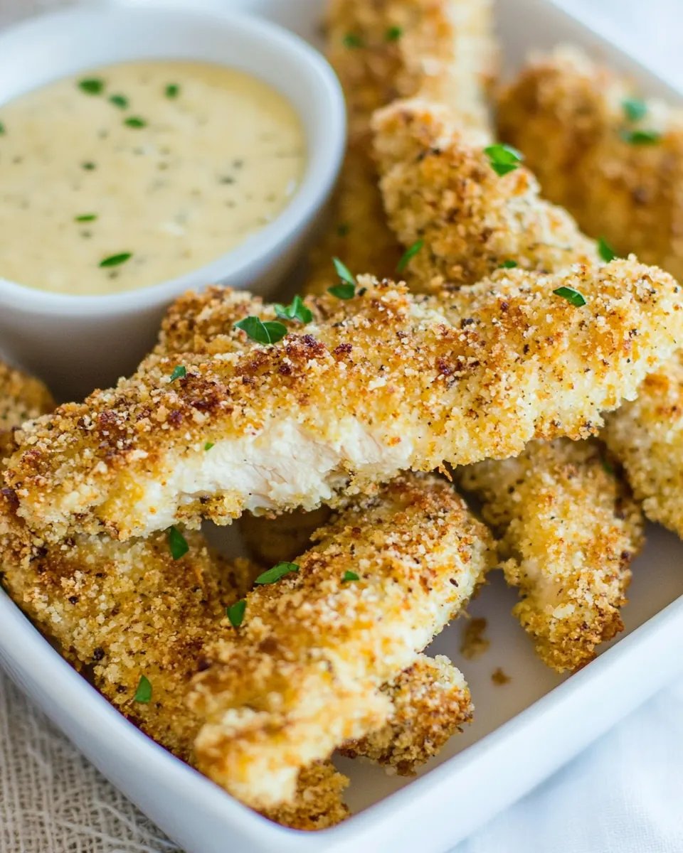 Baked Breaded Chicken Strips