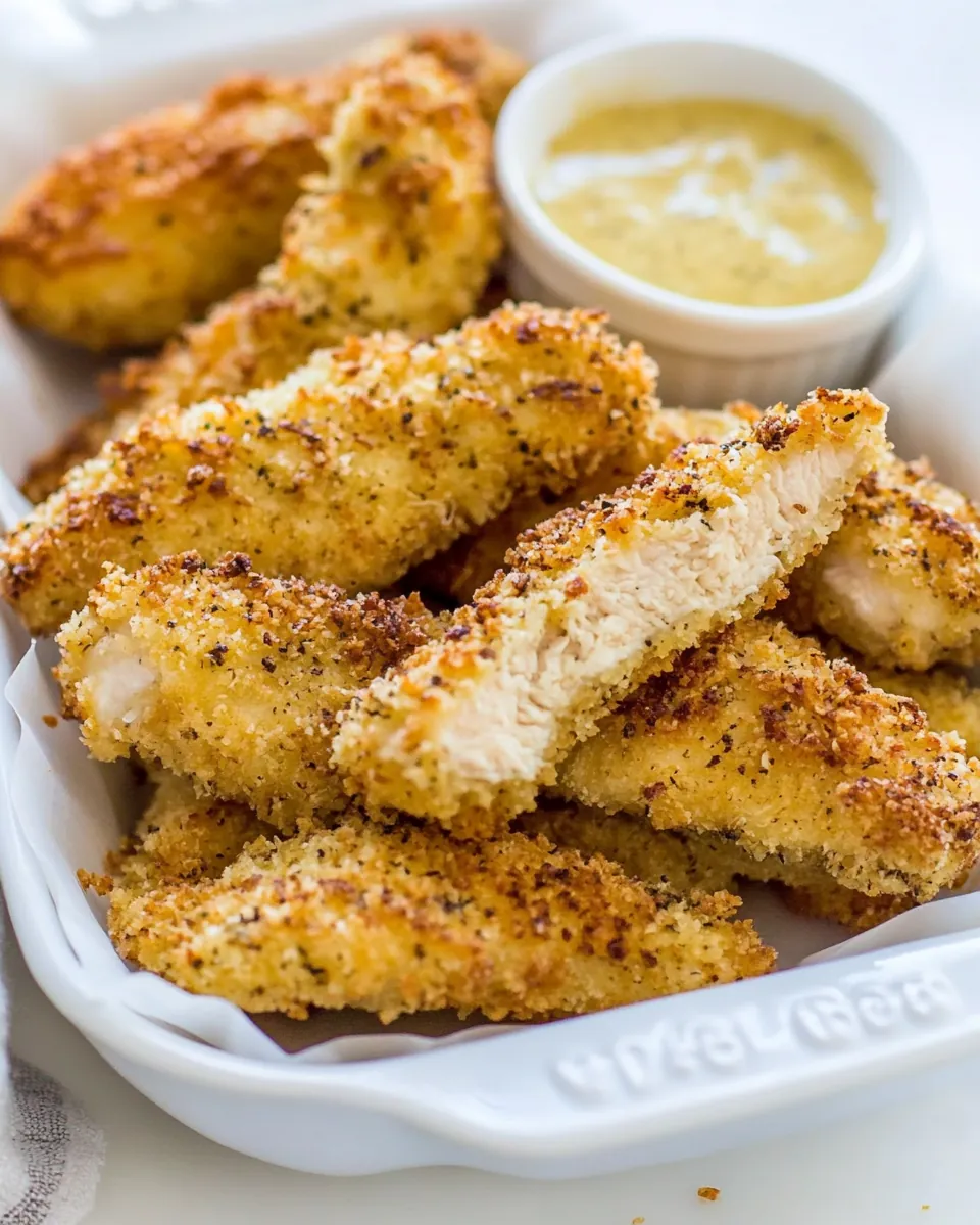 Baked Breaded Chicken Strips