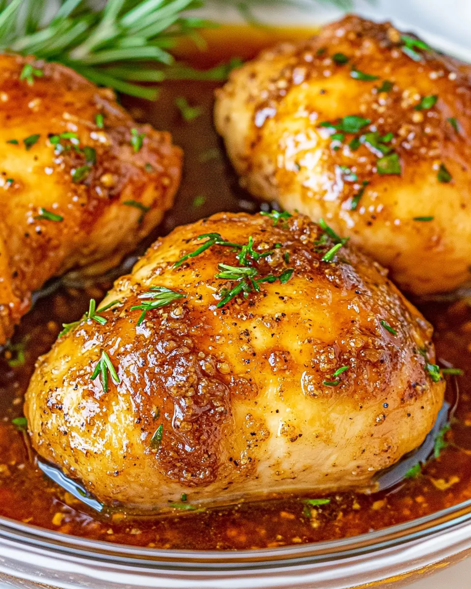 Baked Brown Sugar Italian Chicken