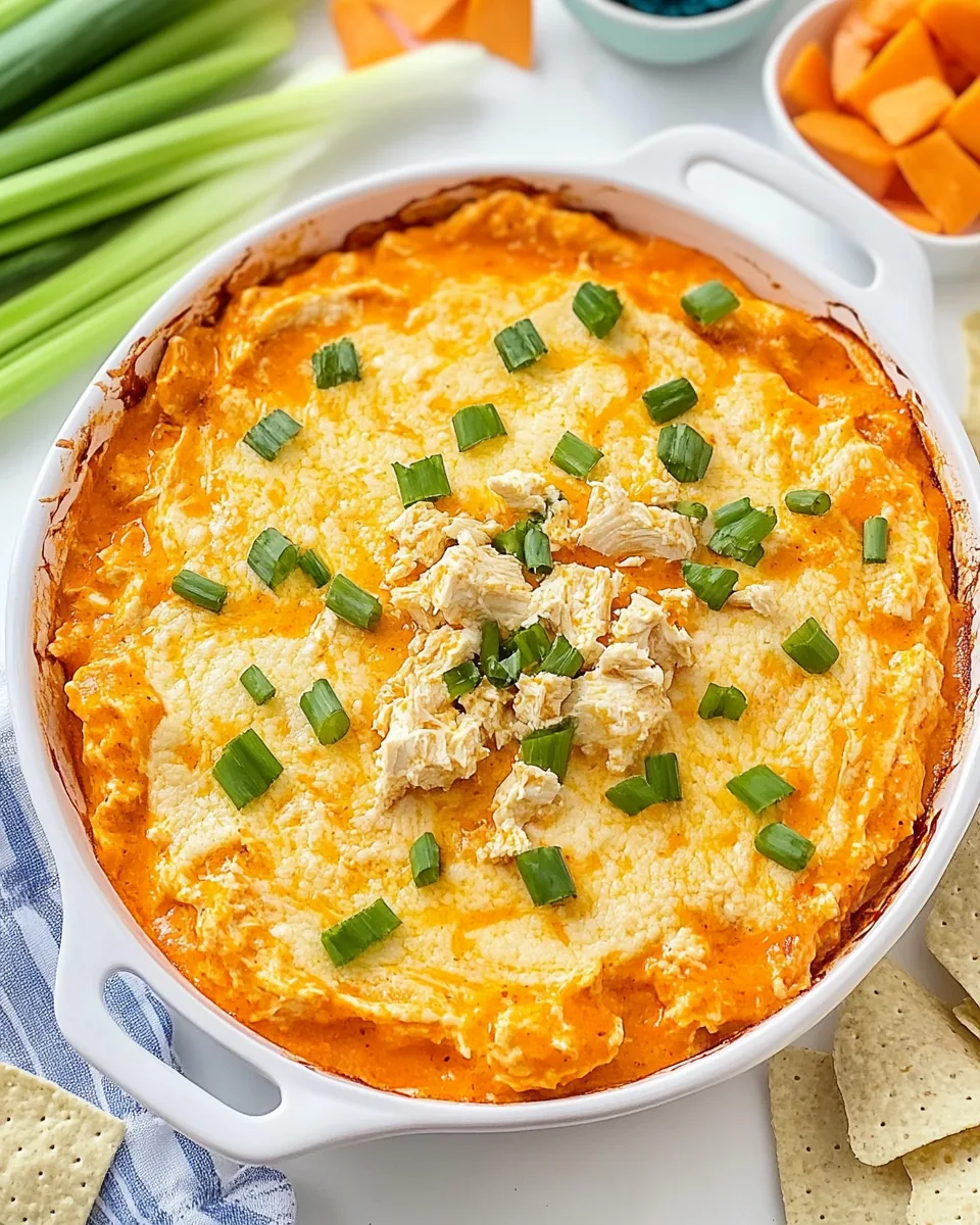 Baked Buffalo Chicken Dip
