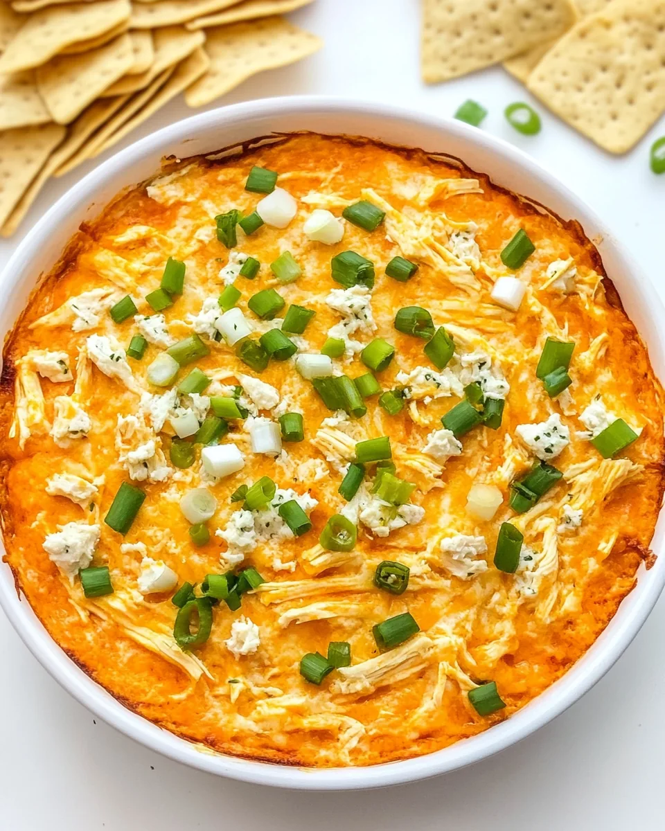Baked Buffalo Chicken Dip