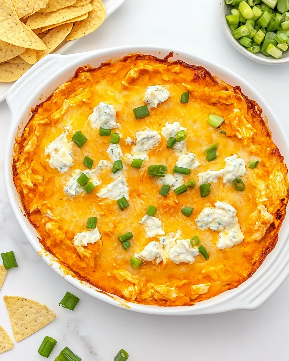 Baked Buffalo Chicken Dip
