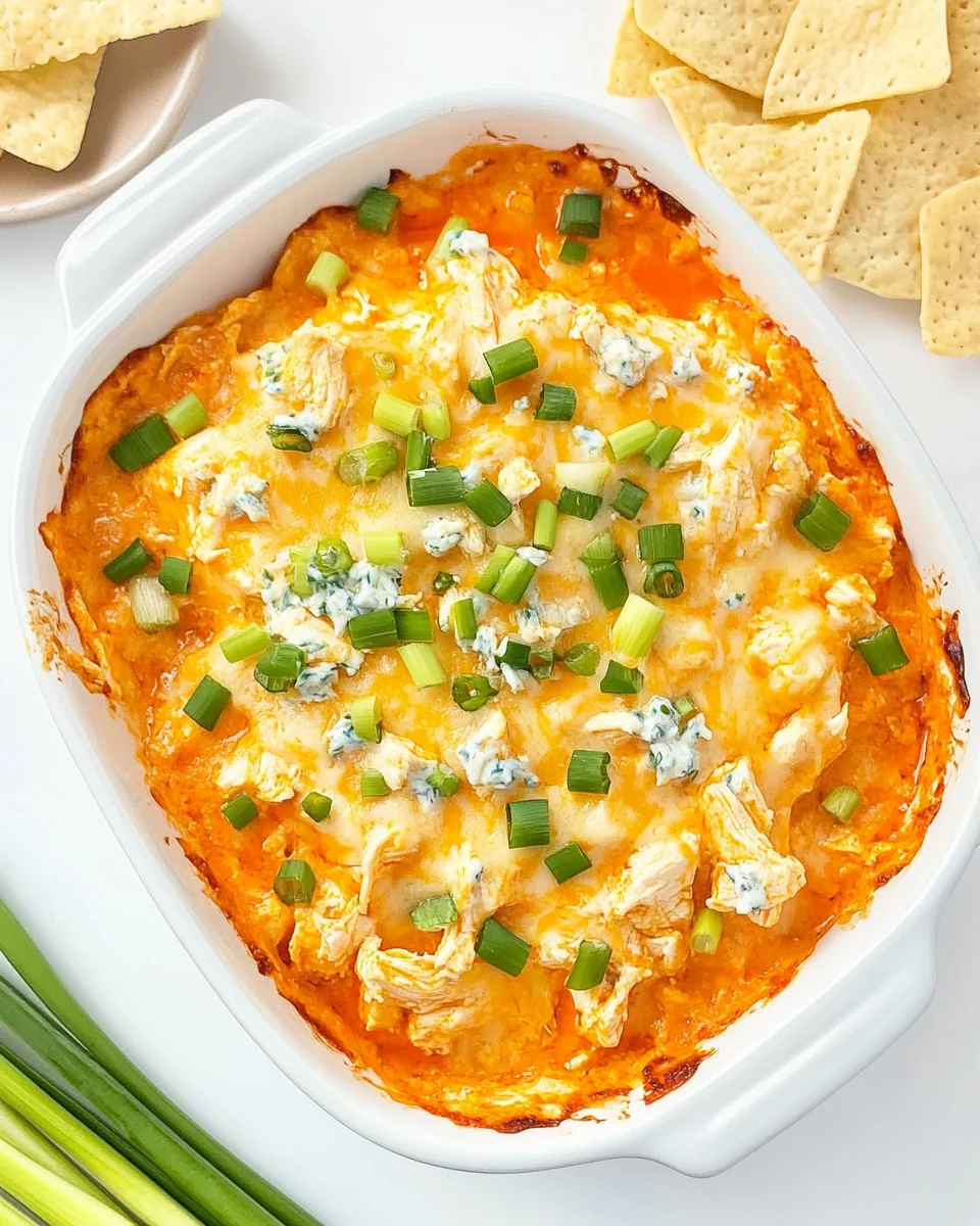 Baked Buffalo Chicken Dip