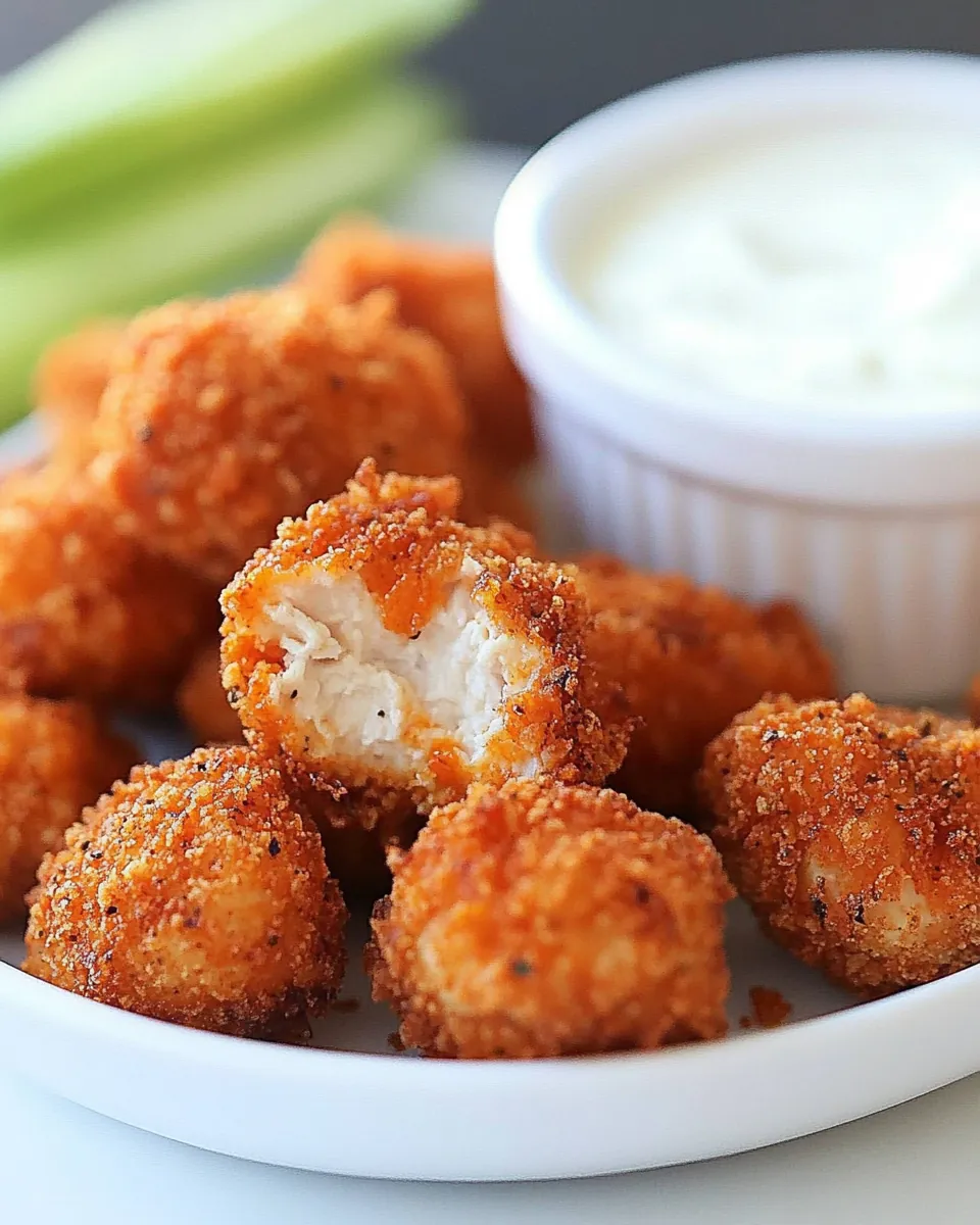 Baked Buffalo Chicken Nuggets