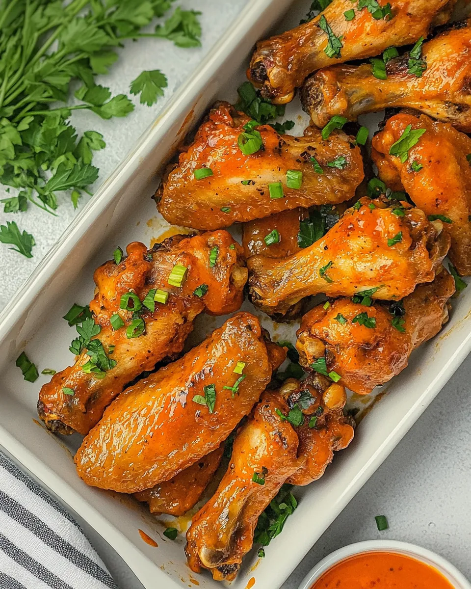 Baked Buffalo Chicken Wings
