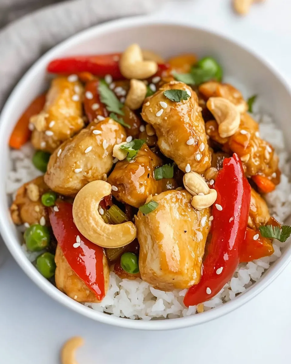 Baked Cashew Chicken