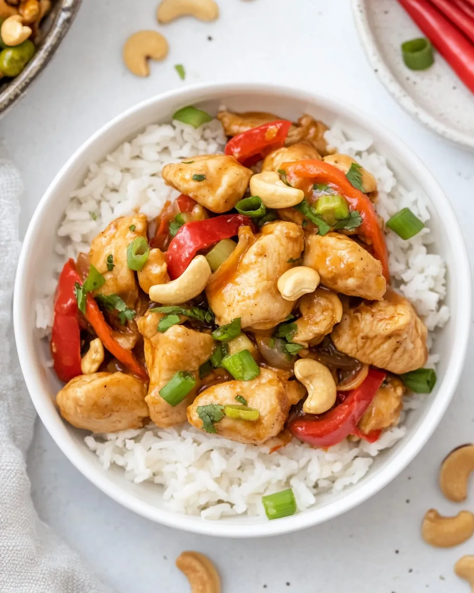 Baked Cashew Chicken