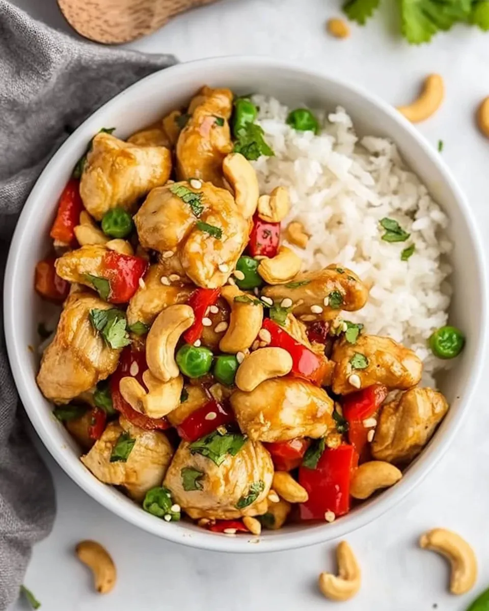 Baked Cashew Chicken
