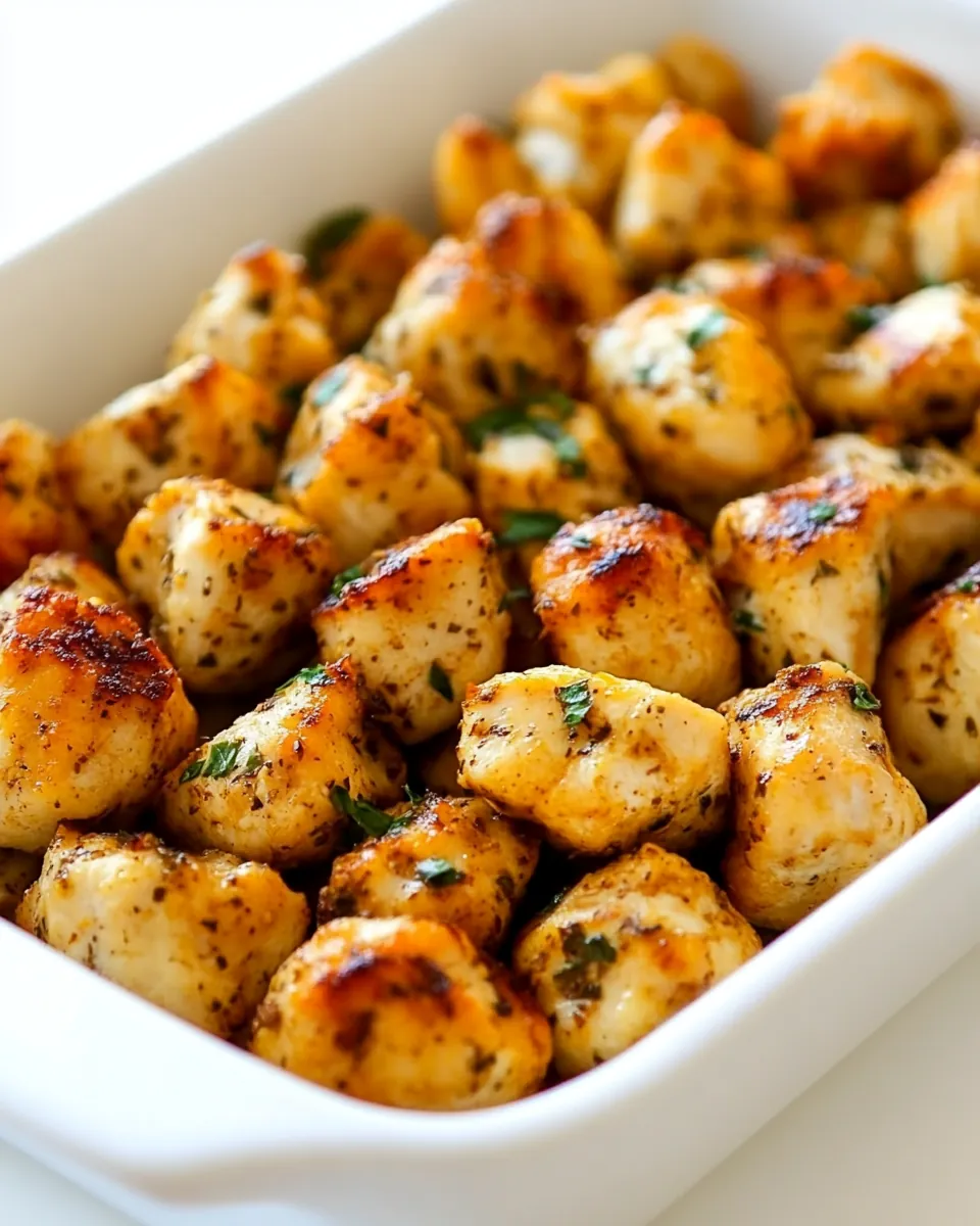 Baked Chicken Bites