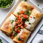 Baked Chicken Chimichangas
