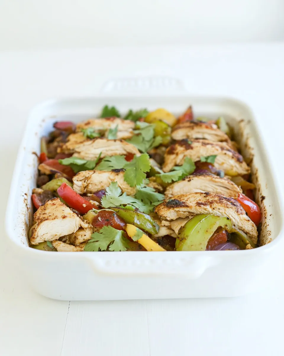 Baked Chicken Fajitas