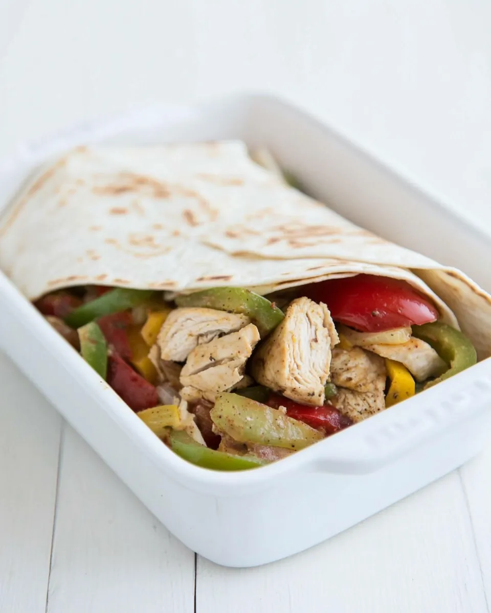 Baked Chicken Fajitas