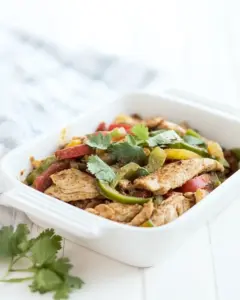 Baked Chicken Fajitas