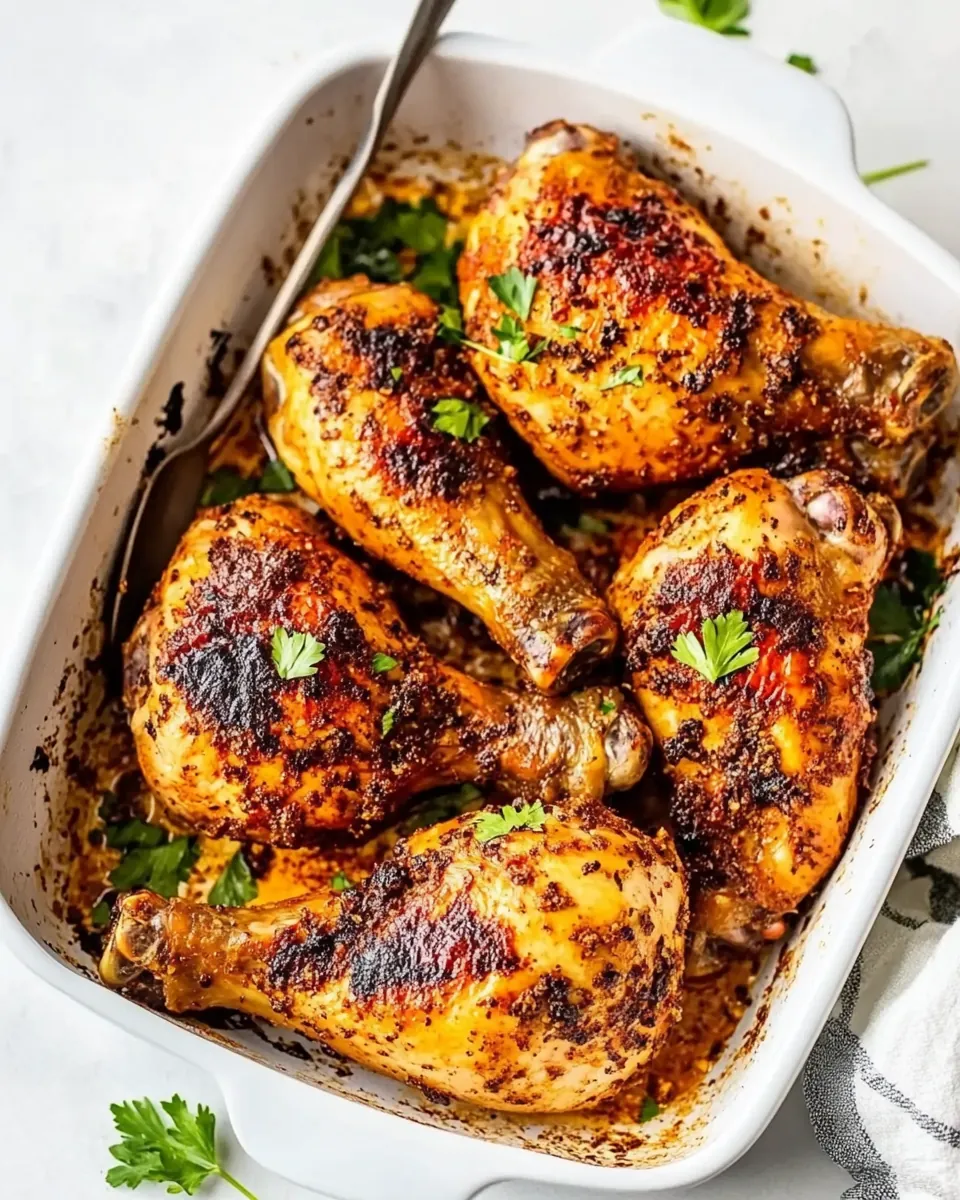 Baked Chicken Leg Quarters